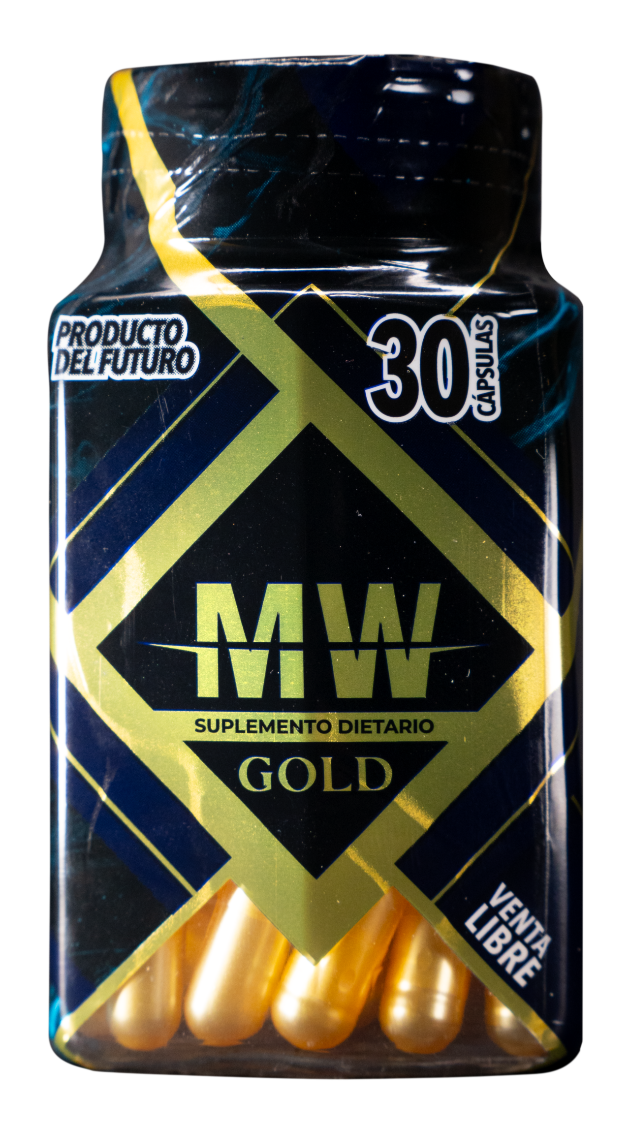CAPSULAS MW GOLD + FLYER + BOLSA